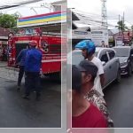 Evakuasi Truk Kanvas Terperosok di Jalan Veteran Banjarmasin Picu Kemacetan Parah!