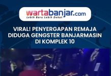 Viral! Penyergapan Remaja Diduga Gengster Banjarmasin di Komplek 10