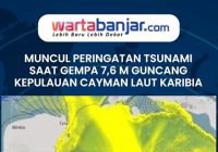 Muncul Peringatan Tsunami Saat Gempa 7,6 M Guncang Kepulauan Cayman Laut Karibia