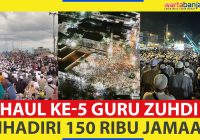 Haul Ke-5 Guru Zuhdi Dihadiri 150 Ribu Jamaah dari Berbagai Daerah
