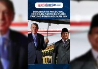 Di Hadapan Prabowo, Erdogan Pastikan Turki Dukung Pembangunan IKN