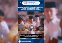 Momen Presiden Prabowo Subianto Tegur Paspampres Agar Tak Halangi Pendukungnya