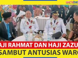 Pulang ke Tanah Laut, Haji Rahmat dan Haji Zazuli Disambut Antusias Warga