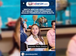 Nikita Mirzani Sebut Uang Rp4 Miliar yang Diterimanya Adalah Pemberian Reza Gladys