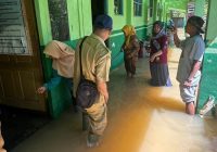 Dinas Pendidikan Banjar Bersihkan Sekolah Terendam Banjir di Kecamatan Astambul