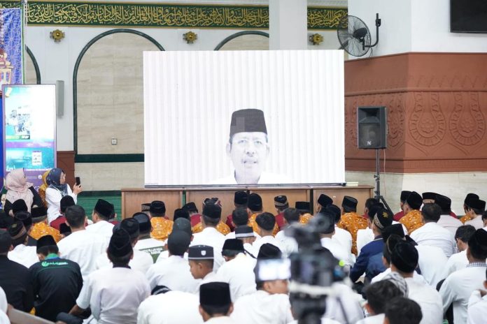 Grand opening pesantren Ramadan 2025 digelar secara daring, luring dan hybrid diikuti 10 ribu siswa dari seluruh Indonesia, Senin. (wartabanjar.com - Ist. Kemenag)