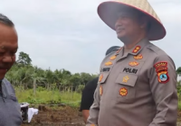 Dukung Ketahanan Pangan, Polres Tanah Bumbu Panen Raya Jagung di Simpang Empat