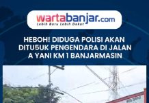 VIDEO - Heboh! Diduga Polisi Akan Ditu5uk Pengendara di Jalan A Yani Km 1 Banjarmasin