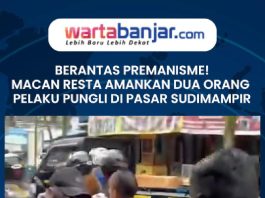 VIDEO - Berantas Premanisme, Macan Resta Amankan Dua Orang Pelaku Pungli di Pasar Sudimampir