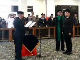 Bupati Kotabaru Muh Rusli Lantik Eka Saprudin sebagai Pj Sekda