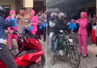 Arahkan Pemotor Masuk Halaman Mapolres, Kapolres Banjar Ternyata Lakukan Ini