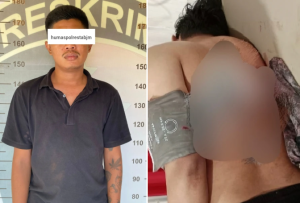 Pelaku dan korban penganiayaan di Jalan Kelayan A yang awalnya diduga gengster ternyata motif sakit hati. (wartabanjar.com - Ist. Humas)