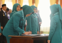 Resmi Dilantik sebagai Ketua TP PKK dan Dekranasda Tala, Ini Komitmen Hj Dian Rahmat Trianto