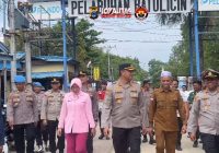Berkah Ramadan, Kapolres Tanah Bumbu Bakti Sosial di Desa Sejahtera Pelabuhan Samudera Batulicin