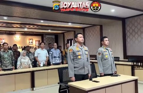 Polres Tanah Bumbu Laksanakan Penandatanganan Pakta Integritas Penerimaan Taruna Taruni Akpol, Bintara, dan Tamtama Polri 2025