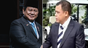 Presiden Prabowo Subianto dan Haji Isam. (Kolase wartabanjar.com)
