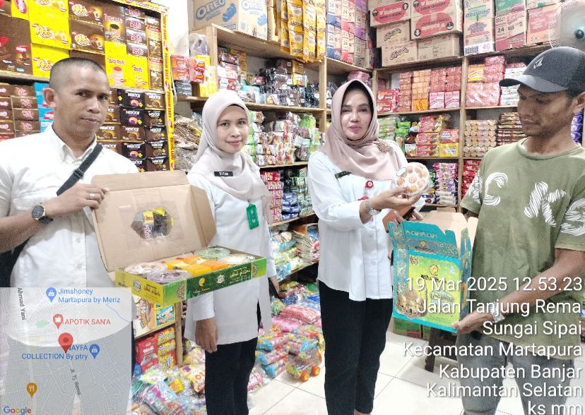Lakukan Sidak Terakhir di Bulan Ramadhan 1446 H, DKUMPP Banjar Pastikan Warga Aman Belanja Barang dalam Kemasan untuk Lebaran