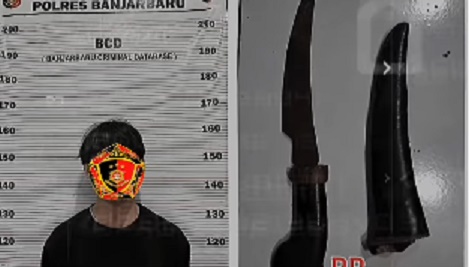 Antisipasi Gengster, Macan Barbar Patroli Kota Banjarbaru Temukan Kelompok Remaja Pesta Miras dan Bawa Sajam