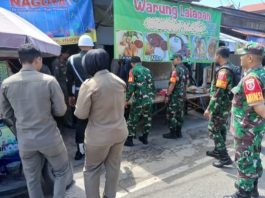Patroli Gabungan Kota Banjarmasin Sisir Warung Makan Jualan Siang Hari