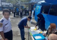 BNN Kota Banjarmasin Adakan Tes Urine Pengemudi Bus dan Angkutan Umum