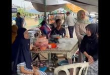 Momen Istri Bupati Balangan Mendatangi Pedagang Korban Angin Kencang di Pasar Ramadan, Spontan Berikan Santunan