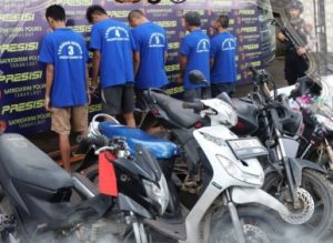 Polres Tanah Laut mengungkap tujuh kasus curanmor dalam Operasi Jaran 2025 periode 7 hingga 18 Maret. (wartabanjar.com - Ist. Humas)