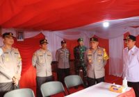 Kapolres AKBP Arief Prasetya Dampingi Kapolda Kalsel Kunjungi Pos Ketupat Intan di Tanah Bumbu