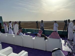 Pemantauan hilal di Arab Saudi pada 29 Ramadhan. (X @haramaininfo)