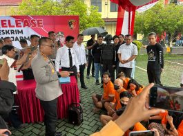Polresta Banjarmasin Amankan 34 Motor dan 19 Tersangka dalam Operasi Jaran 2025