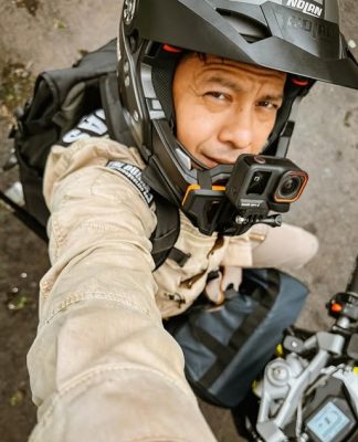 Ariel NOAH Bagikan Momen Mudik ke Bandung Naik Motor Sendirian