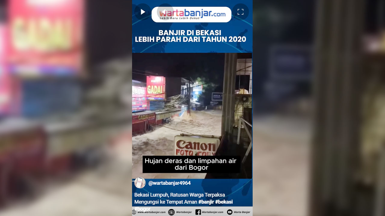 Banjir di Bekasi