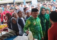 Bupati Tanah Laut Buka Pasar Murah dan Ramadhan Expo, Langsung Diserbu Warga