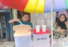 Es Lumut Jadi Minuman Primadona Warga Balangan Saat Bulan Puasa