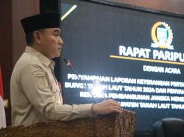 Bupati H Rahmat Paparkan LKPJ di DPRD Tala: Pencapaian Pembangunan 2024 Sangat Memuaskan