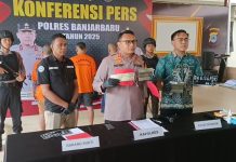 Hasil Operasi Jaran Intan 2025: Polres Banjarbaru Amankan 8 Kendaraan dan 1 Mobil dari 10 Pelaku
