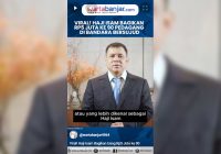 Viral! Haji Isam Bagikan Uang Rp5 Juta ke 90 Pedagang di Bandara Bersujud Tanah Bumbu