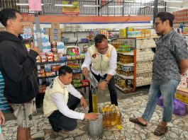 Jaga Stabilitas Harga Jelang Lebaran, Satgas Pangan Reskrimsus Polda Kalsel Monitor MinyaKita di Banjarmasin