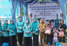 60 Anak Ikuti Sunatan Massal di Acara HKG PKK ke-53 di Pelaihari