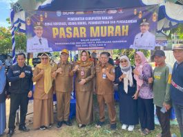 Tangkal Inflasi, DKUMPP Banjar Gelar Pasar Murah di Sekumpul