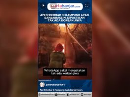 Api Berkobar di Kampung Arab Banjarmasin, Dipastikan Tak Ada Korban Jiwa