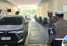 Pastikan Keselamatan Pemudik, Satlantas Polres Kotabaru dan Dishub Gelar Ramp Check