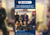 Terlibat Perdebatan Dengan Donald Trump, Zelensky Disebut Seperti Mantan Pacar yang Ingin Bertengkar