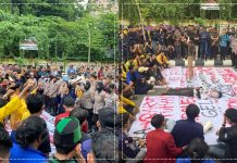 UPDATE Aksi Besar-besaran Ratusan Mahasiswa BEM Se-Kalsel, Desak Dewan Menolak RUU TNI