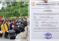 40 Mahasiswa Sempat Kena Dipukul Tongkat Petugas, DPRD Kalsel Akhirnya Takluk & Beri Mandat!