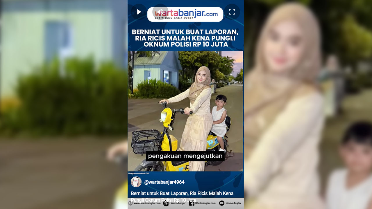 Berniat untuk Buat Laporan, Ria Ricis Malah Kena Pungli Oknum Polisi Rp 10 Juta
