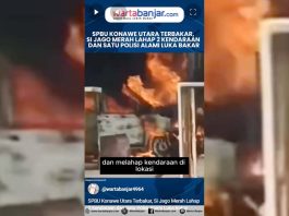 VIDEO - SPBU Konawe Utara Terbakar, Si Jago Merah Lahap 2 Kendaraan dan Satu Polisi Alami Luka Bakar