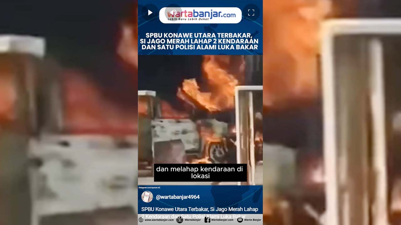 SPBU terbakar
