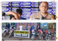 Polres Tanah Laut Amankan 6 Pelaku Curanmor, Cek Kendaraan Hilang di Nomor Darurat 110