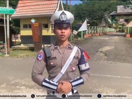 Satlantas Polres HSS Imbau Warga yang Berlibur di Objek Wisata Loksado