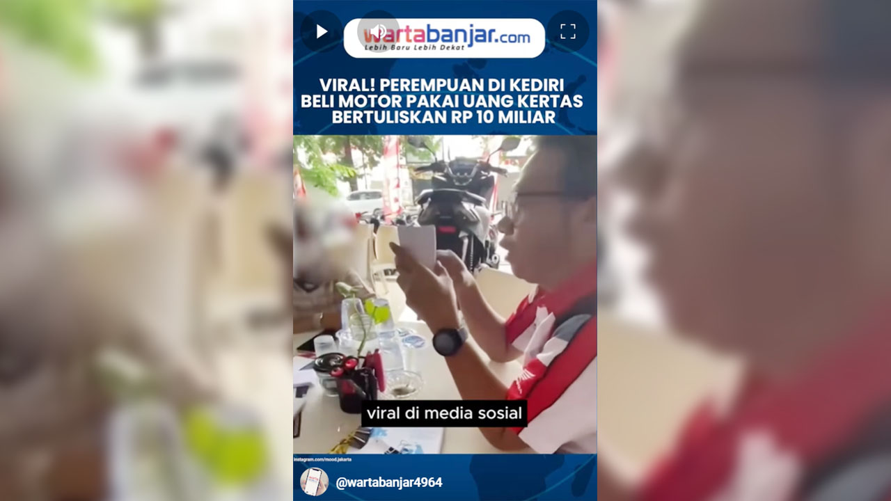 Video viral perempuan di Kediri